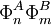 \Phi_n^A \Phi_m^B\quad 